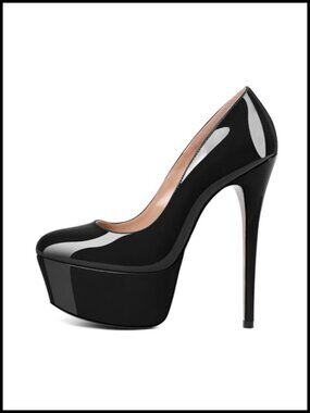 Women's Platform Pumps 6 Inch High Heel Stiletto Shoes Party Wedding